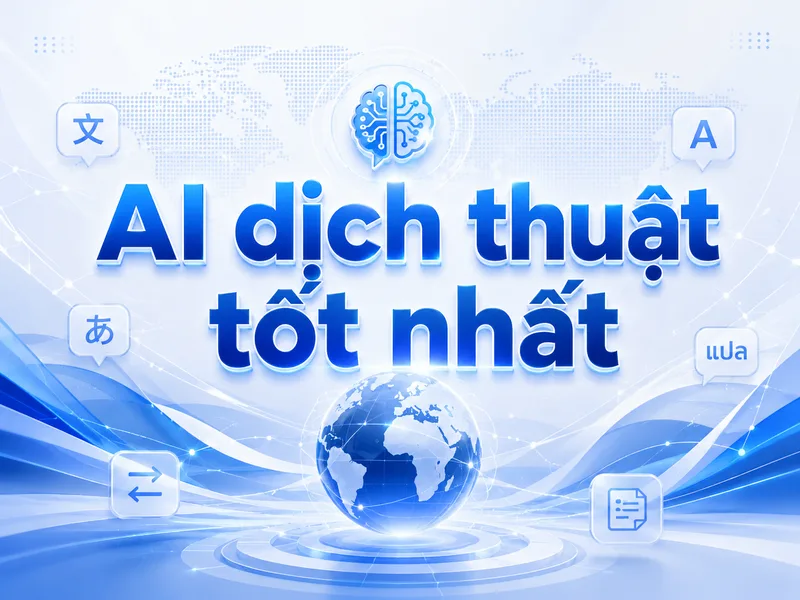 Lựa chọn AI dịch thuật tốt nhất cần dựa trên loại nội dung và mục đích sử dụng thực tế.