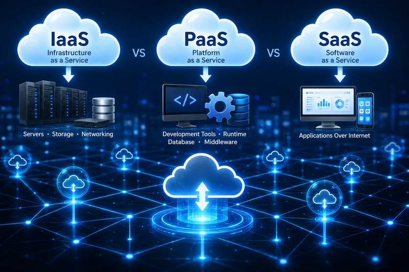IaaS, PaaS và SaaS là ba mô hình dịch vụ cơ bản giúp người dùng khai thác hạ tầng, nền tảng và phần mềm qua Internet.