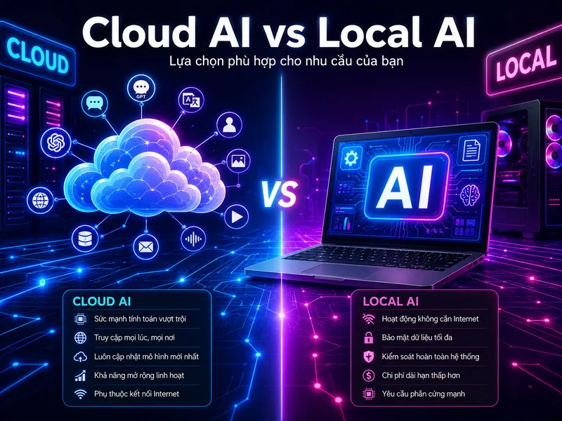 Cloud đang kết hợp ngày càng sâu với trí tuệ nhân tạo, dữ liệu lớn, điện toán biên và mô hình Zero Trust.