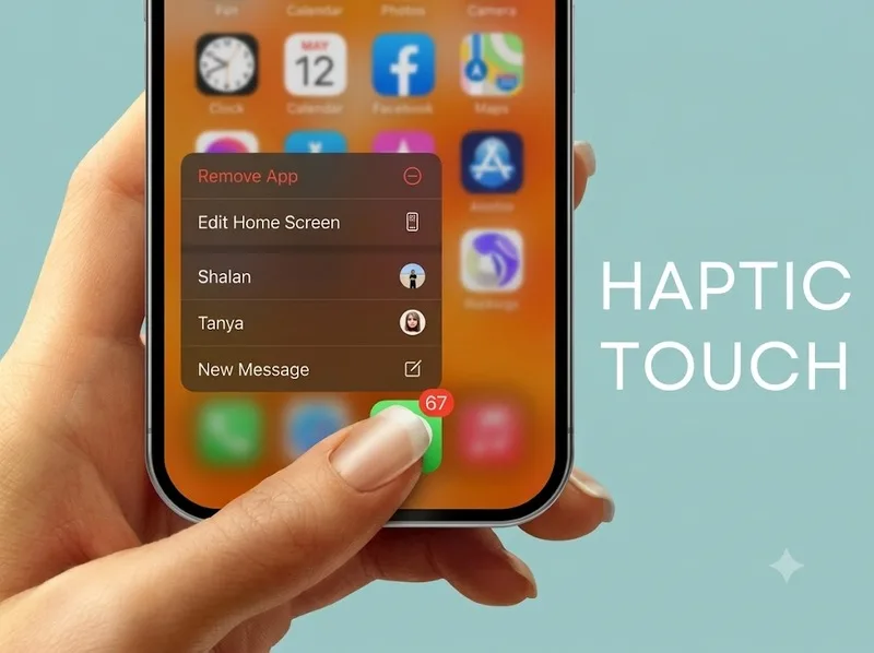 Apple thay 3D Touch bằng Haptic Touch trên các thế hệ iPhone mới