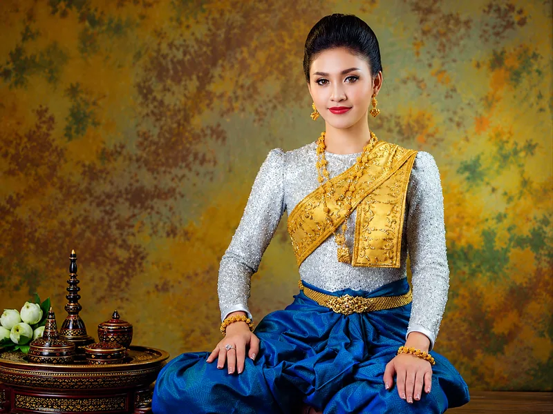 Trang phục truyền thống Campuchia nổi bật với Sampot và khăn Krama